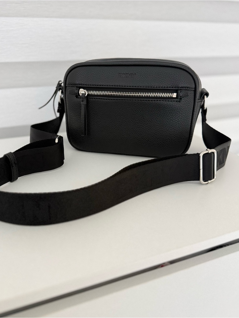DKNY Black Logan Camera Crossbody Small Bag  Like New